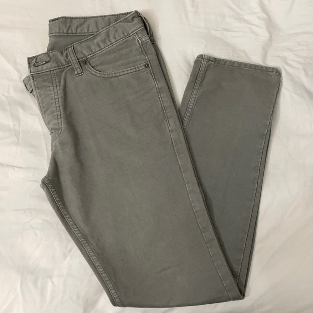 Men’s Gray Denim Hollister Slim Jeans